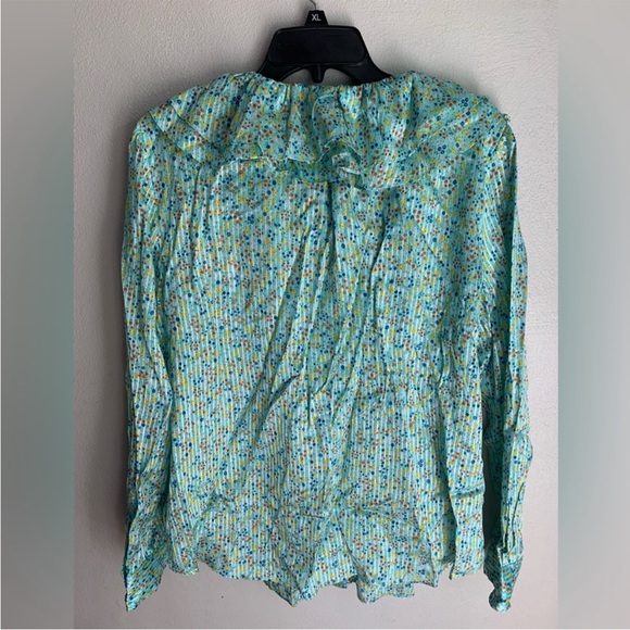 J Crew Field Day Floral Blouse XL - Picture 4 of 8